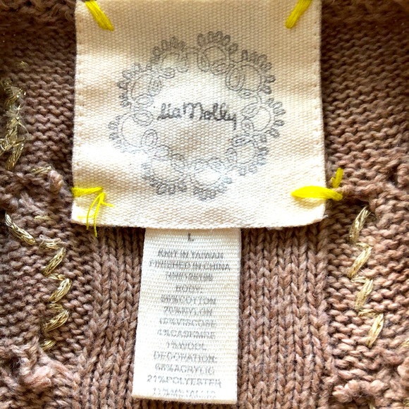 LIA MOLLY CABLE KNIT CARDIGAN - Picture 6 of 8